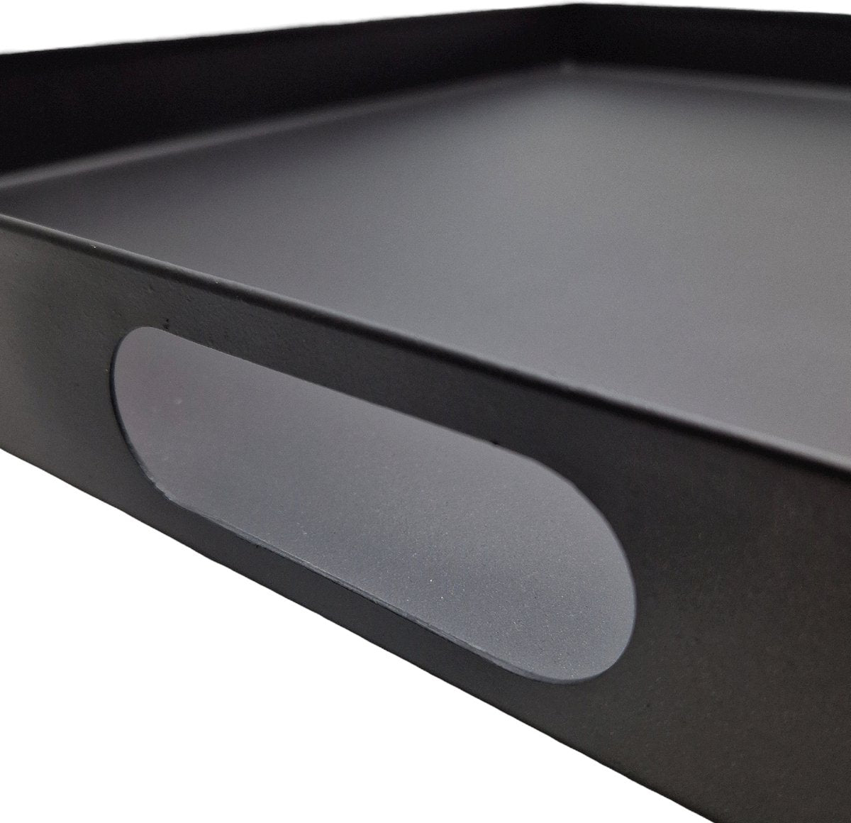 Metal Tray - Black - Square - 60 x 60cm - Sturdy tray