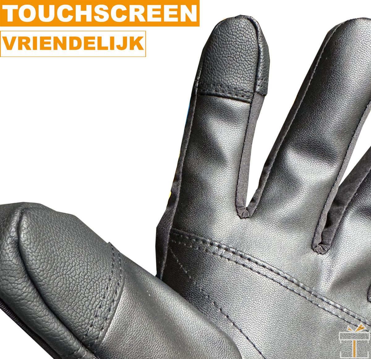 Happyment® Heated gloves - Rechargeable - Unisex - Electric heating - Motorcycle gloves - Size M/L - Battery 4000mAh