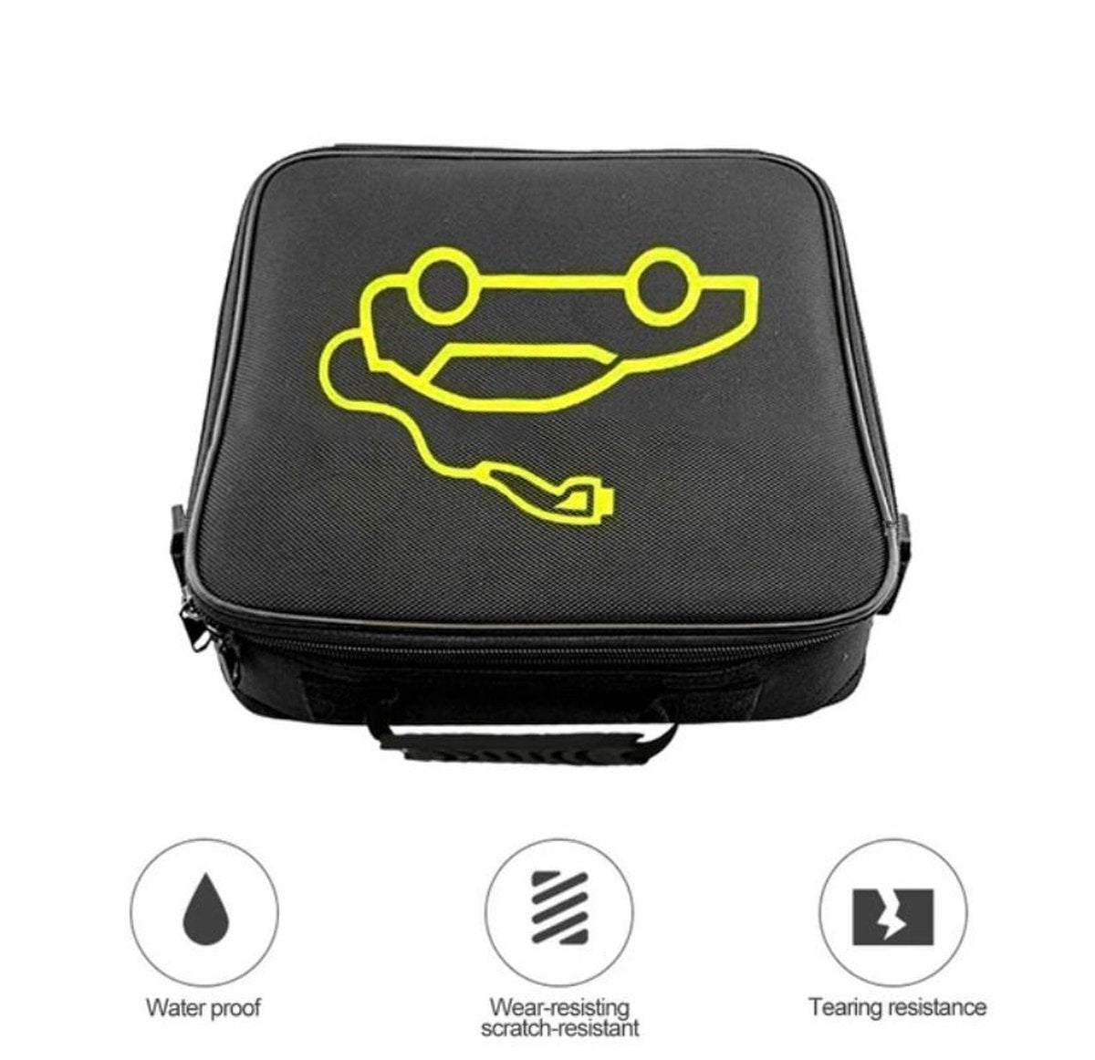 Laadkabel Opbergtas - Reistas voor Laadkabel - Type 2 Laadkabeltas - Hoes Opbergtas voor uw Laadkabel - Oplaadkabel - Elektrische auto - EV - PHEV - Tas - Kabel - Plug-in Hybride - Hybride - Waterproof - Tegen water - Grote tas