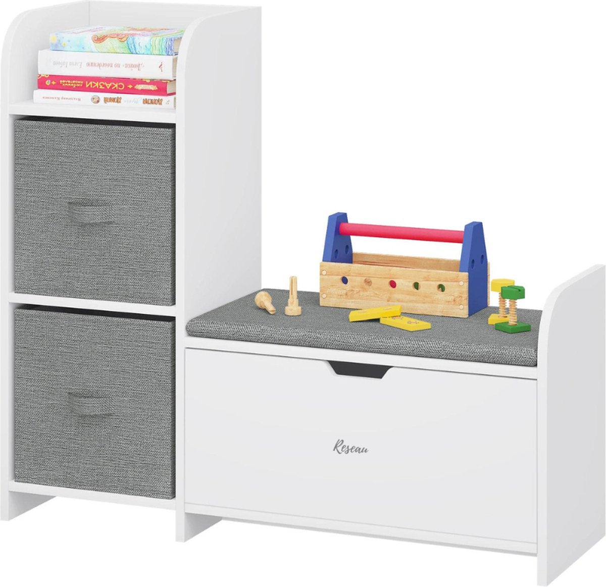Children's Bookcase - Book Rack - Toy Cabinet - Bookshelves - Book Stand - Children's Storage Cabinet - Toys - Storage Bench & Toy Box - Wood