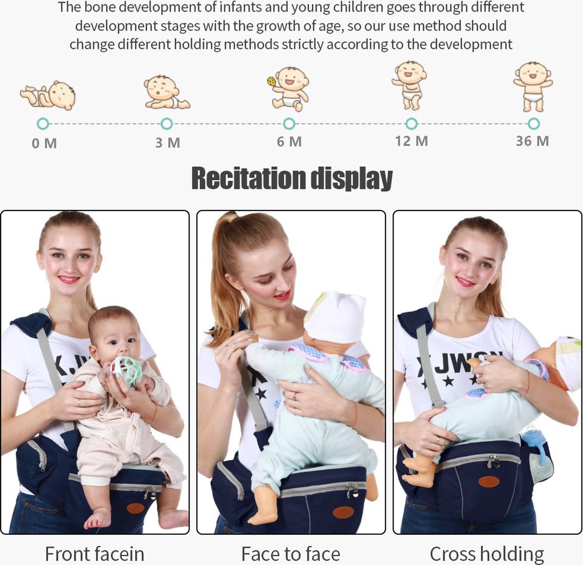 Baby Heupdrager met Extra Band en Nekband – Roze – Heupsteun voor Baby en Peuter – Draagtas met Veiligheidsband tegen Rugklachten – Kind Hip Seat Carrier – Ergonomisch – Veilig – Comfortabel – Ondersteuning voor Ouders – Praktisch