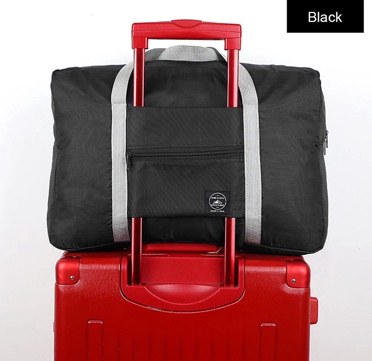 Duffelbag - Reistas - Sporttas - Opvouwbare Reistas - Weekendtas - Strandtas - Kleur Zwart