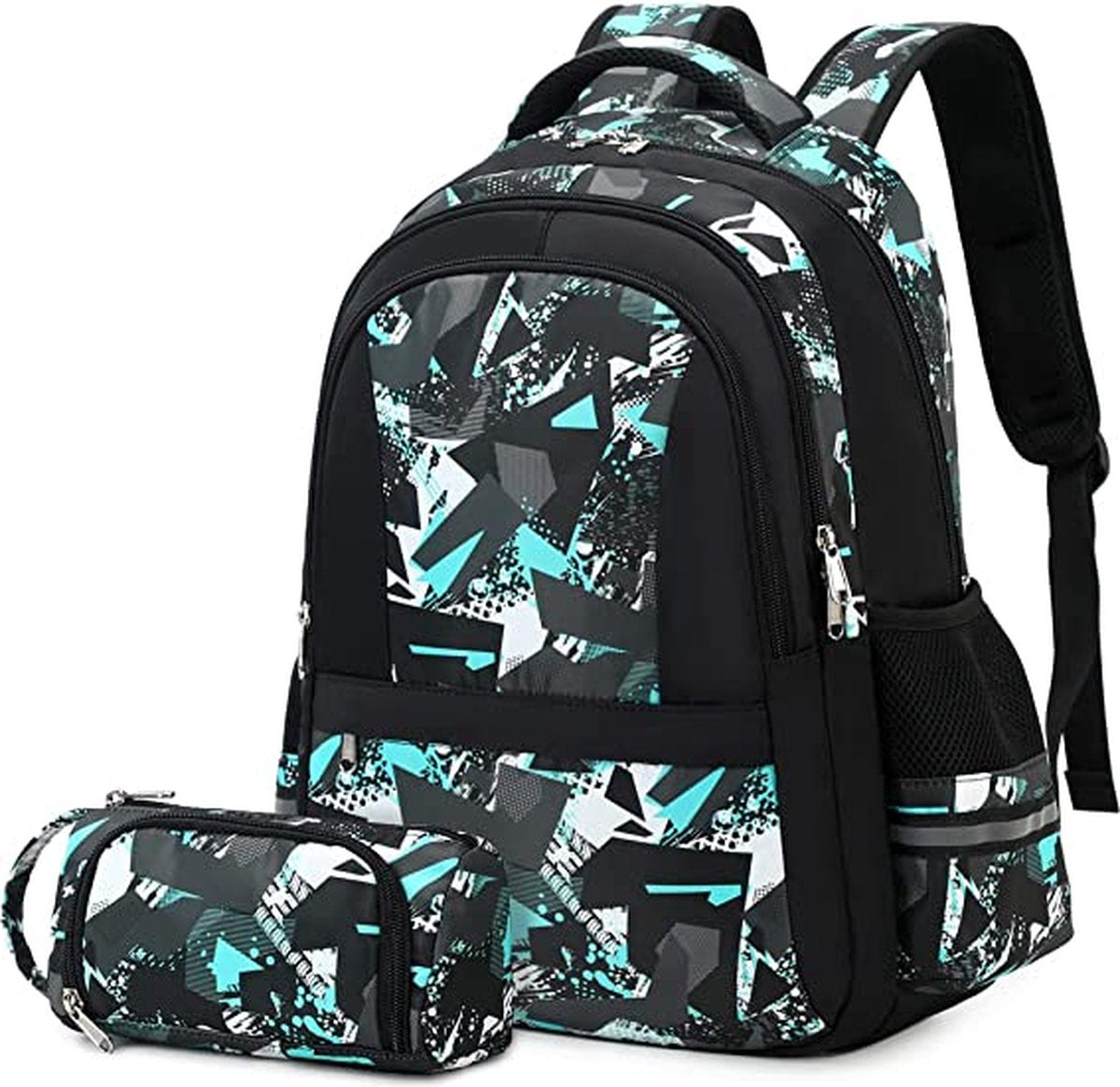 Boys' backpack student children's bookbags durable school bags large sturdy travel waterproof