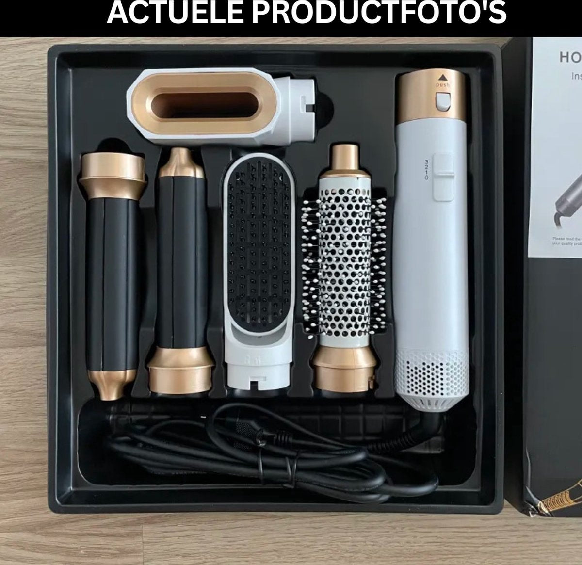 5-in-1 Multi Styler - Krultang 5-in-1 - Föhnborstel - Krultang - Styler - Opbergcase