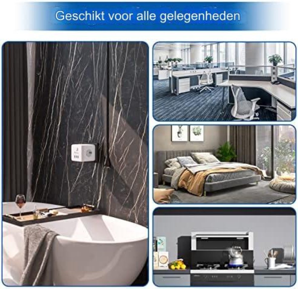 Reisstekker Type M - Universele Wereldstekker