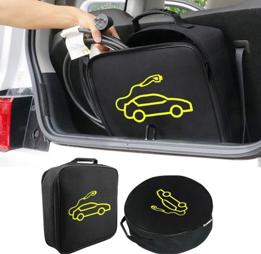 Laadkabel Opbergtas - Reistas voor Laadkabel - Type 2 Laadkabeltas - Hoes Opbergtas voor uw Laadkabel - Oplaadkabel - Elektrische auto - EV - PHEV - Tas - Kabel - Plug-in Hybride - Hybride - Waterproof - Tegen water - Grote tas
