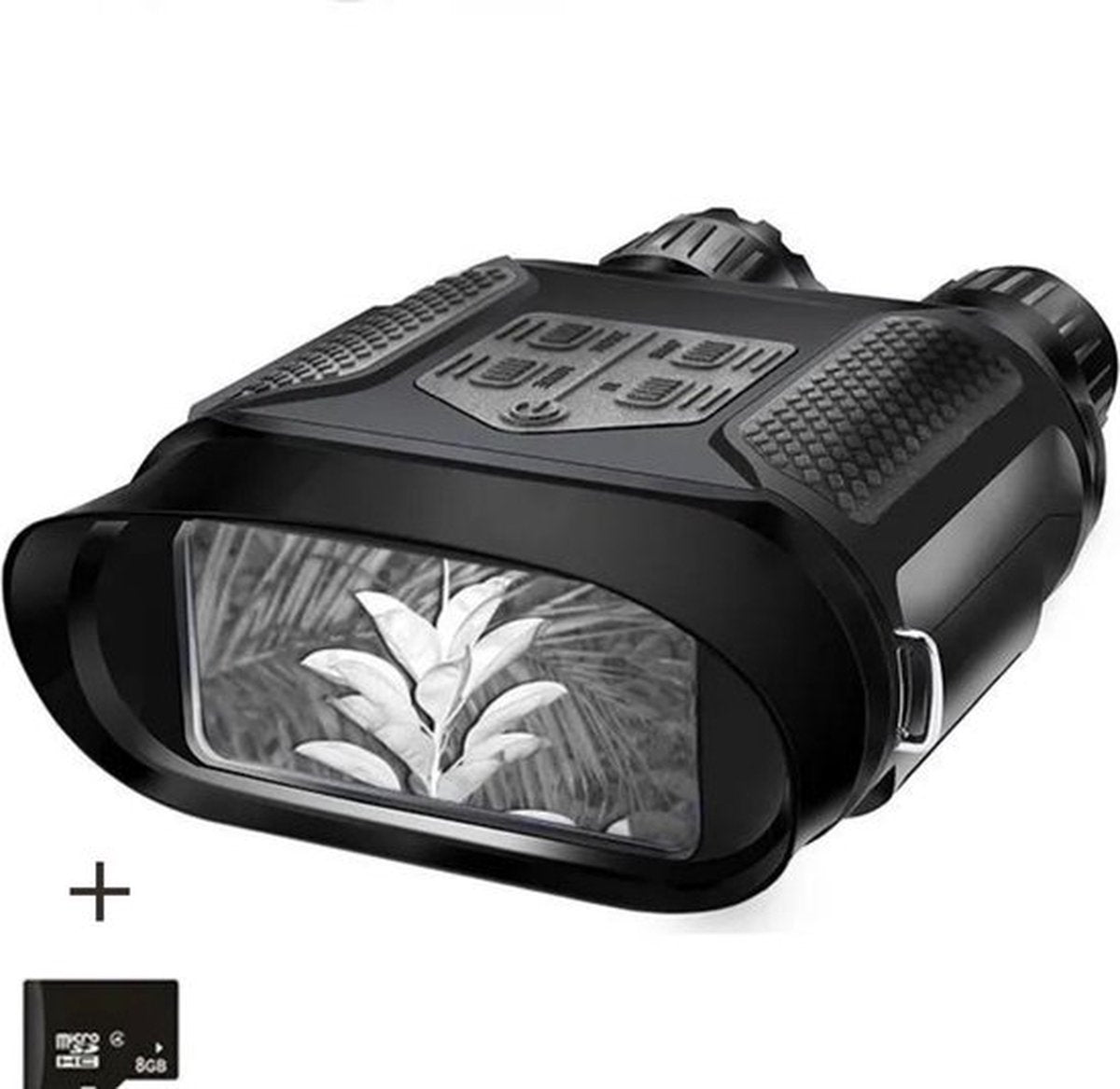Night Vision Goggles With Infrared - Luxury Binoculars With Night Vision Day & Night - Night Vision Goggles Glasses + SD Card - Night Vision - Black