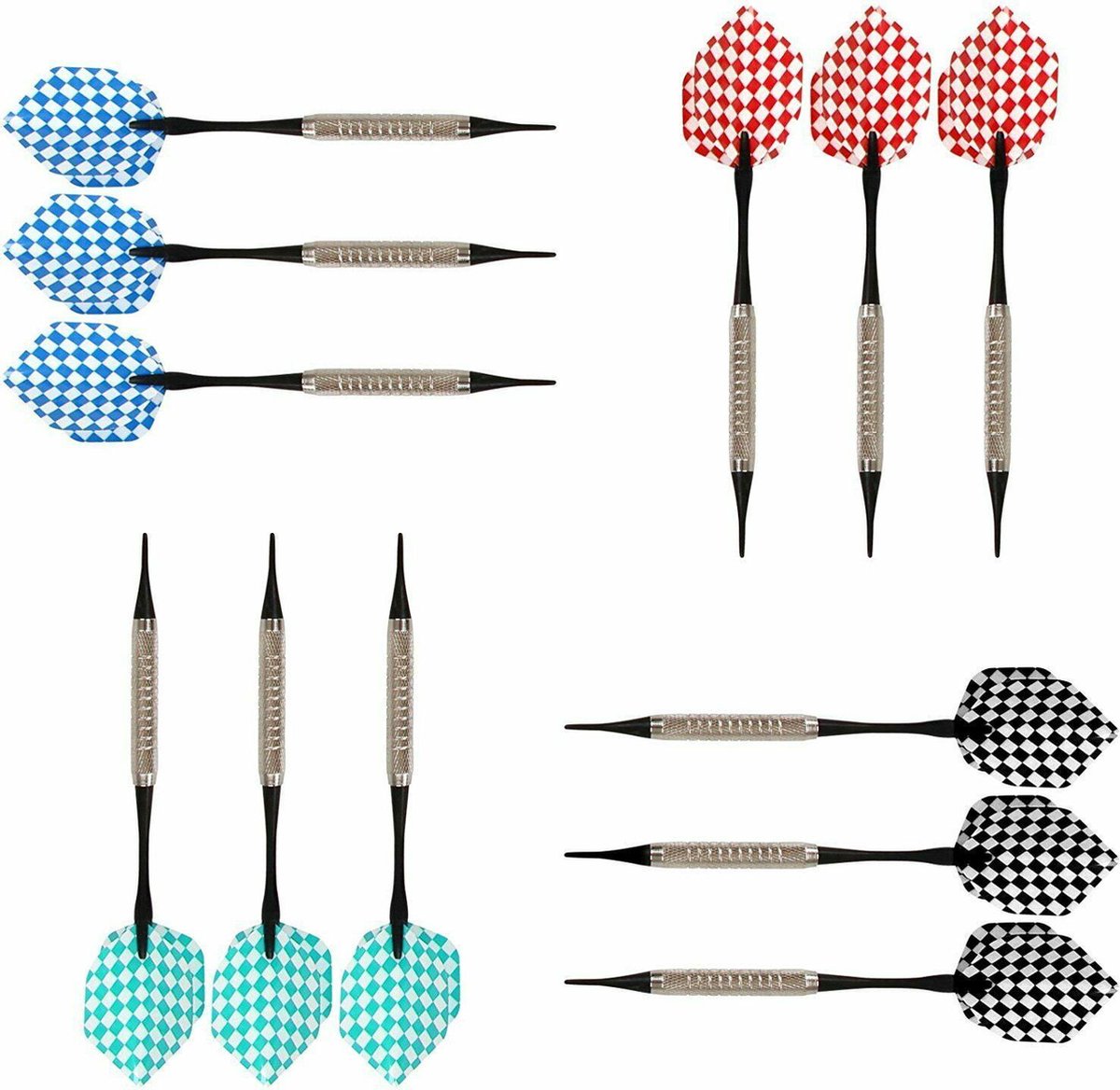 Electronic dartboard - 100 game variations - Incl 12 darts