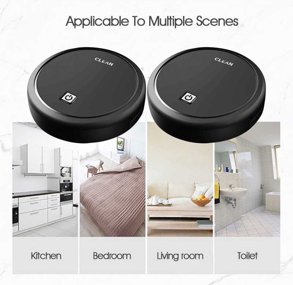 Robotstofzuiger met lader - robotstofzuigers - robotstofzuiger-Robotstofzuiger met dweilfunctie-All-Round Suction robotstofzuiger