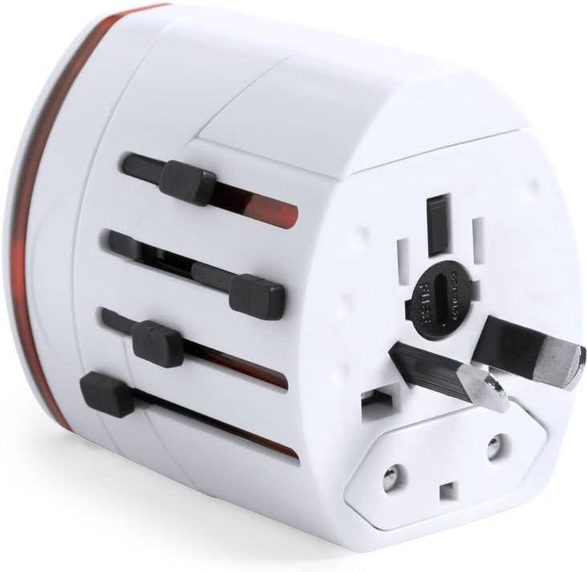 International Travel Adapter with 2 USB Ports - Suitable for USA Europe Australia - 2100 mA (Style3)