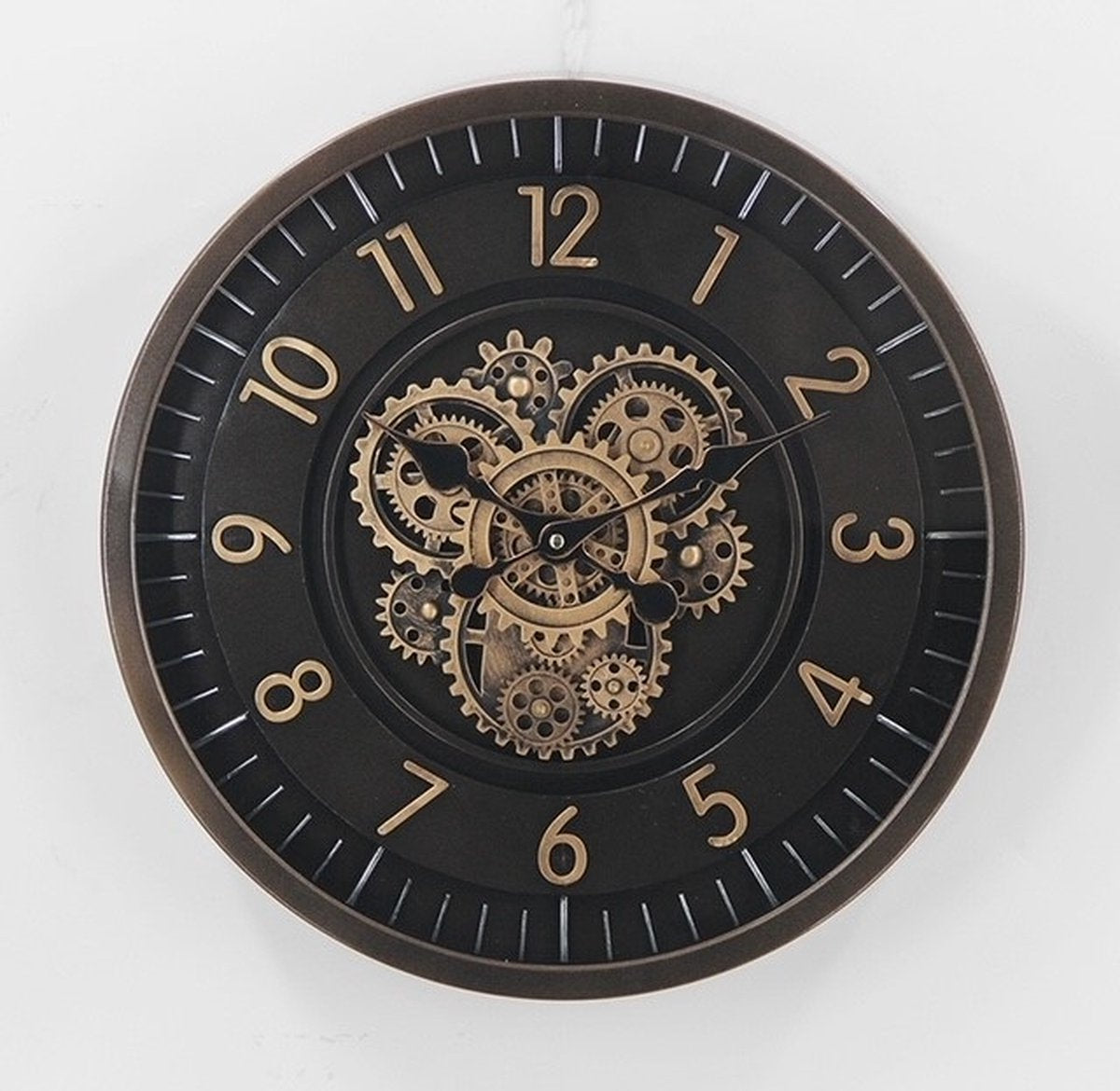 Industriële wandklok - wandklok coffee - muurklok - Ø46 cm