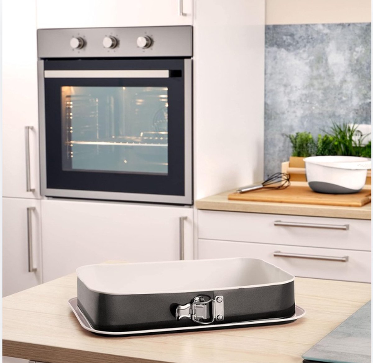 Springform - Cake pan - Baking pan - Non-stick coating - Pie dish - Compact - Dishwasher safe