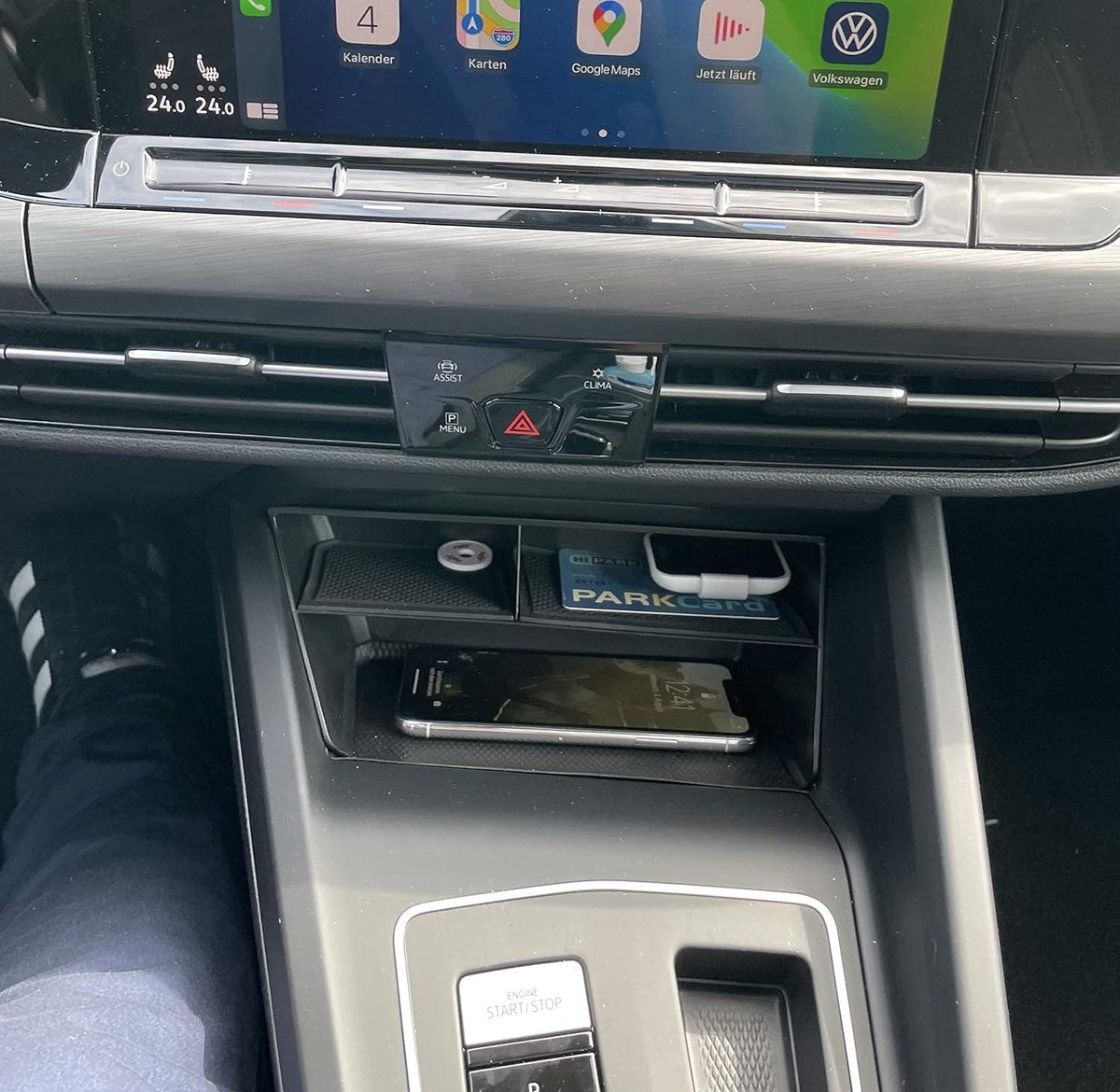 Opbergvak middenconsole - Auto-accessoires organizer voor VW Golf Mk8 8 - Origineel opbergdoos auto accessoires