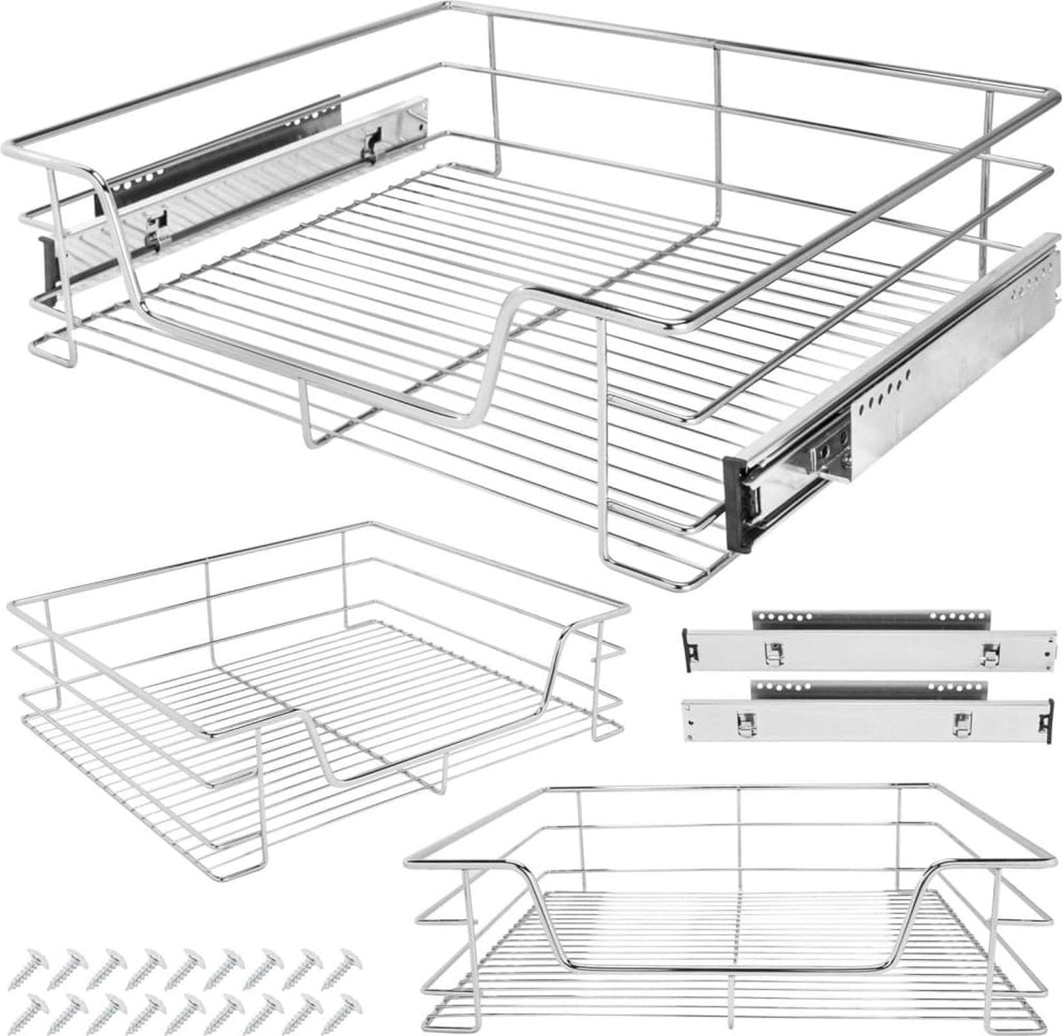 Basis Keukenkast Schuiflade - 60 cm - RVS