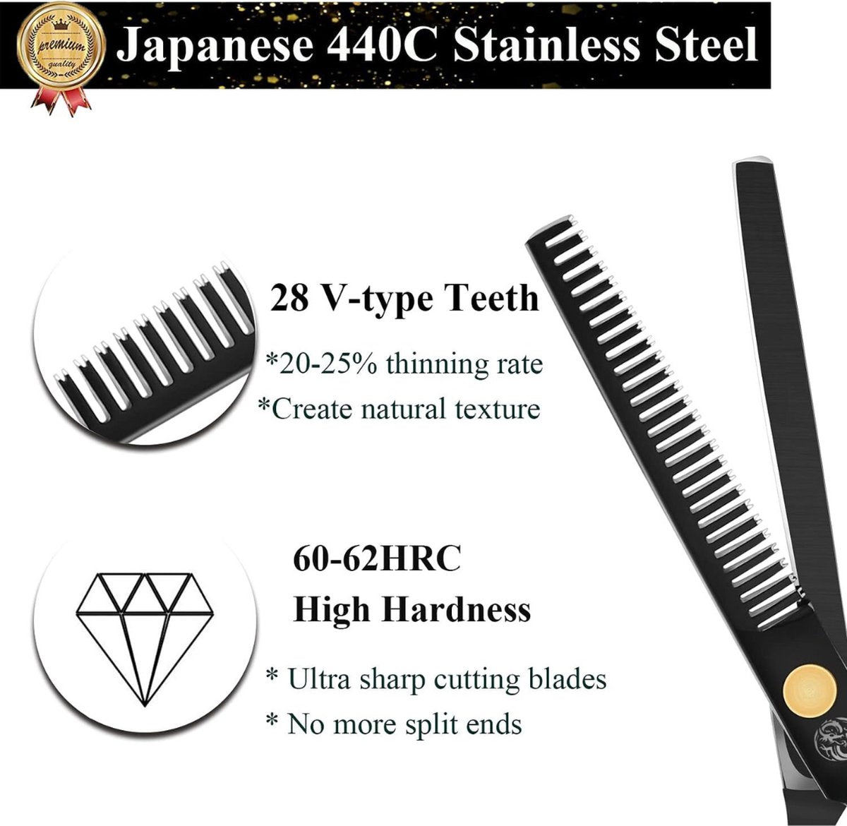 Hairdressing Set - Hair Scissors - Hairdressing Scissor Set - Hairdressing Cape - Complete Hairdressing Set
