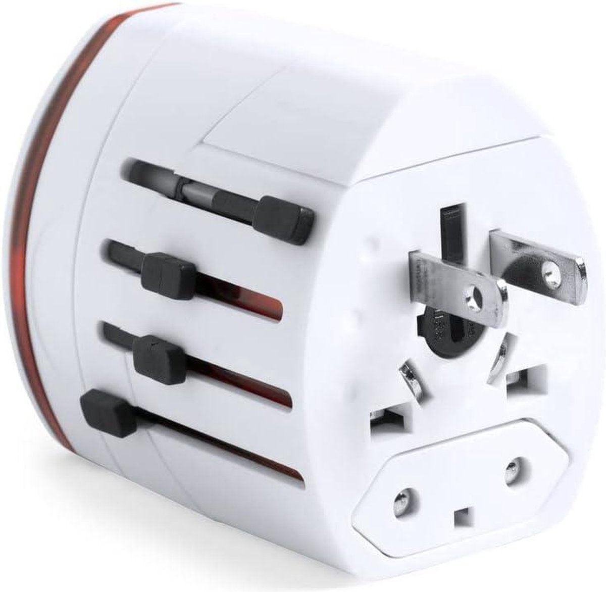 International Travel Adapter with 2 USB Ports - Suitable for USA Europe Australia - 2100 mA (Style3)
