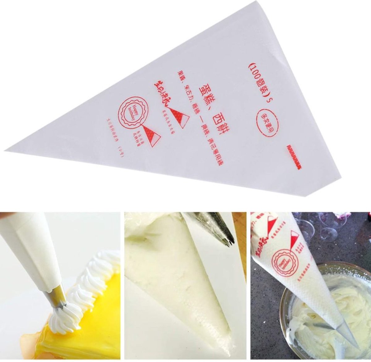Mini broodcakevormpjes 30 stuks mini-broodblikken met deksels en lepels, 200 ml mini-cakevormpjes rechthoekige aluminiumfolie bakpannen + Cake Spuitzakken, Wegwerp Plastic Cake Spuitzakken 100 Stuks (S)