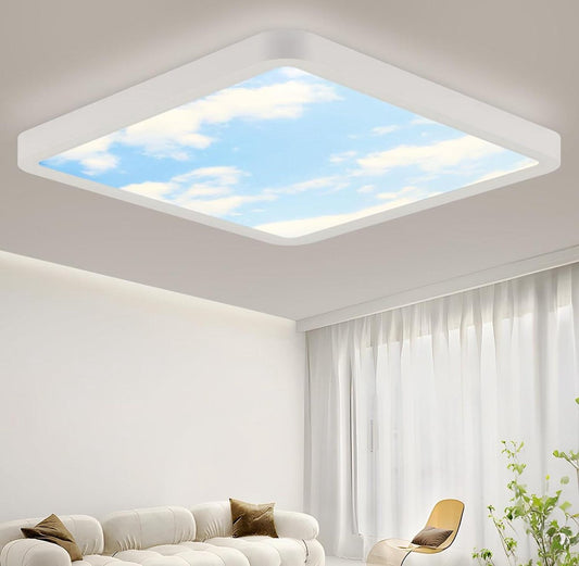 Bathroom Ceiling Light - Bathroom Lamp Ceiling LED Bedroom Lamp 23cm Children's Room - 4000K IP44 Square 23W Kitchen Hallway