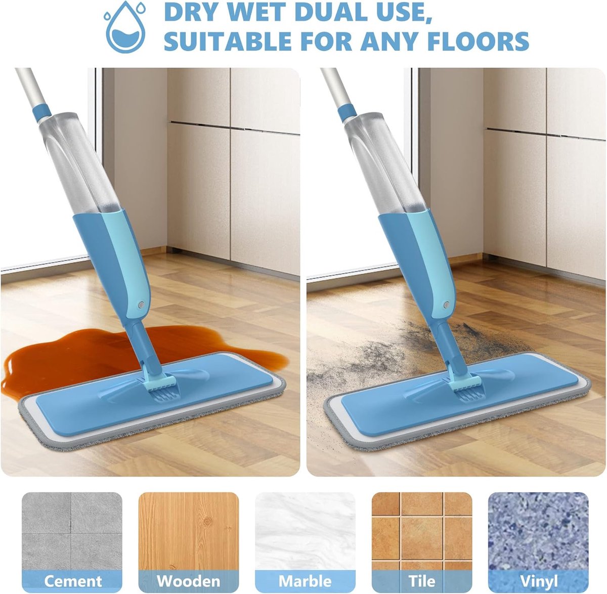 Electric Mop - Electric Mop Floor Cleaner - Electric Mop - Mop Device