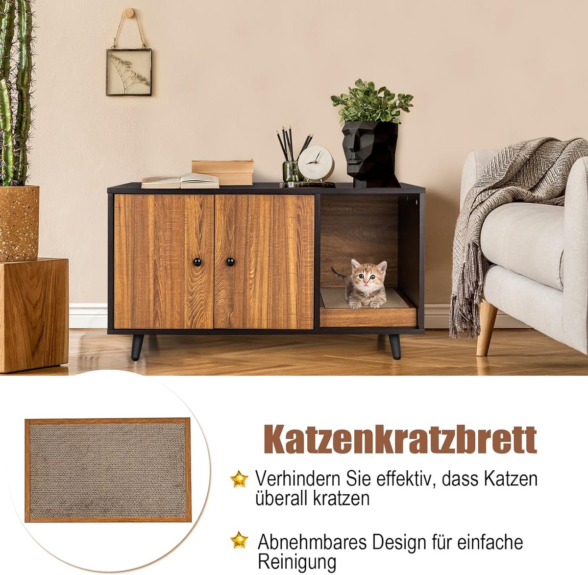 Kattenbak omkasting
