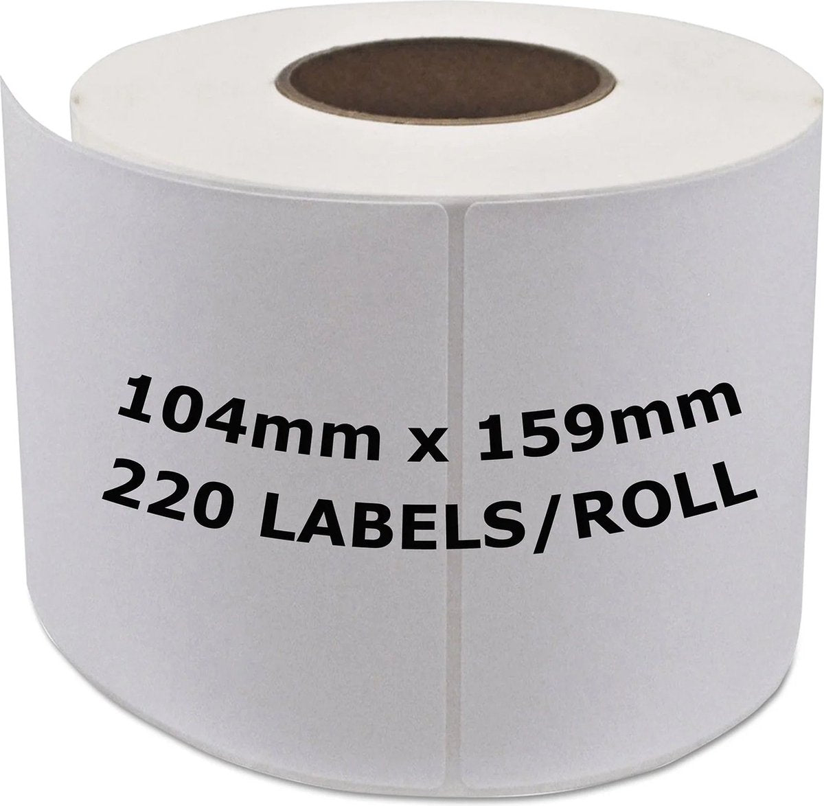 20x Dymo 4XL compatibele etiketten - 104 mm x 159 mm - S0904980 - 220 etiketten per rol - Voordeelbox van 20 rollen