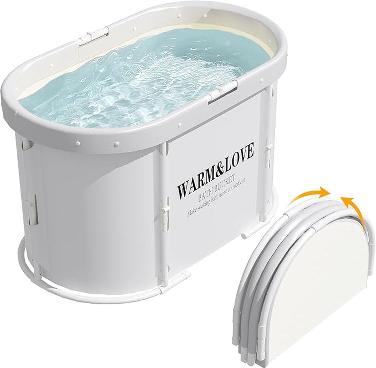 Bathtub - Foldable Bathtub - Mobile Bathtub - Ideal for small bathrooms - Ice bath - Hot bath