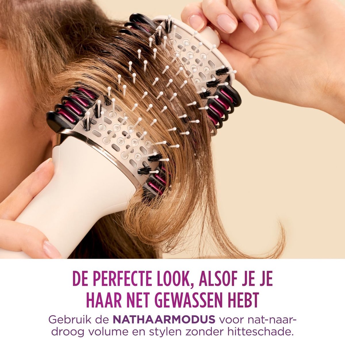 Hair Dryer Brush - Electric Hair Brush - Curling Brush - Straightening Brush - Brush Hairdryer