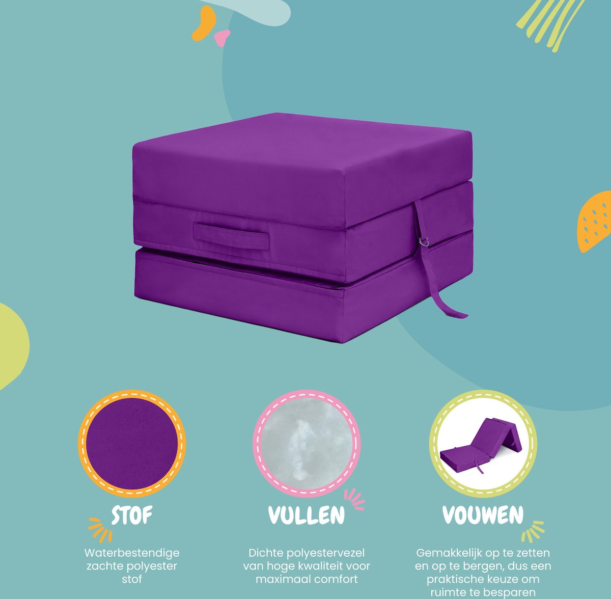 Foldable Mattress - Adult Folding Mattress - Sofa Bed - Foldable Guest Mattress - guest mattresses - guest mattress - Foldable Single Guest Bed