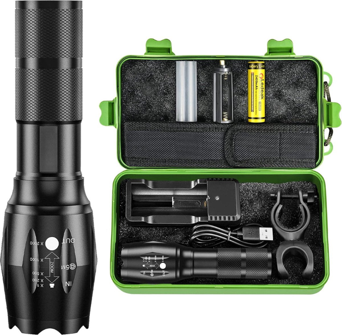 Military Flashlight - Flashlight - Emergency Light - Emergency Kit - Disaster Flashlight