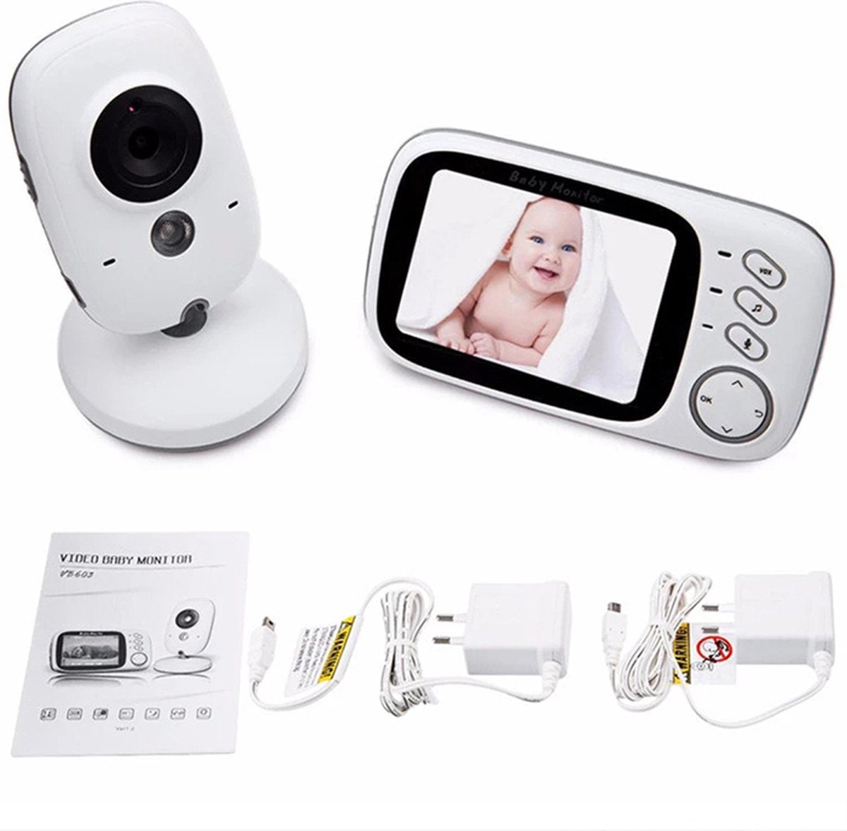 VB603 Babyfoon met camera | Babyfoons | Babyfoon met kleurenmonitor | Bestverkochte Babyfoons | Wifi Babyfoon Monitor | Monitor