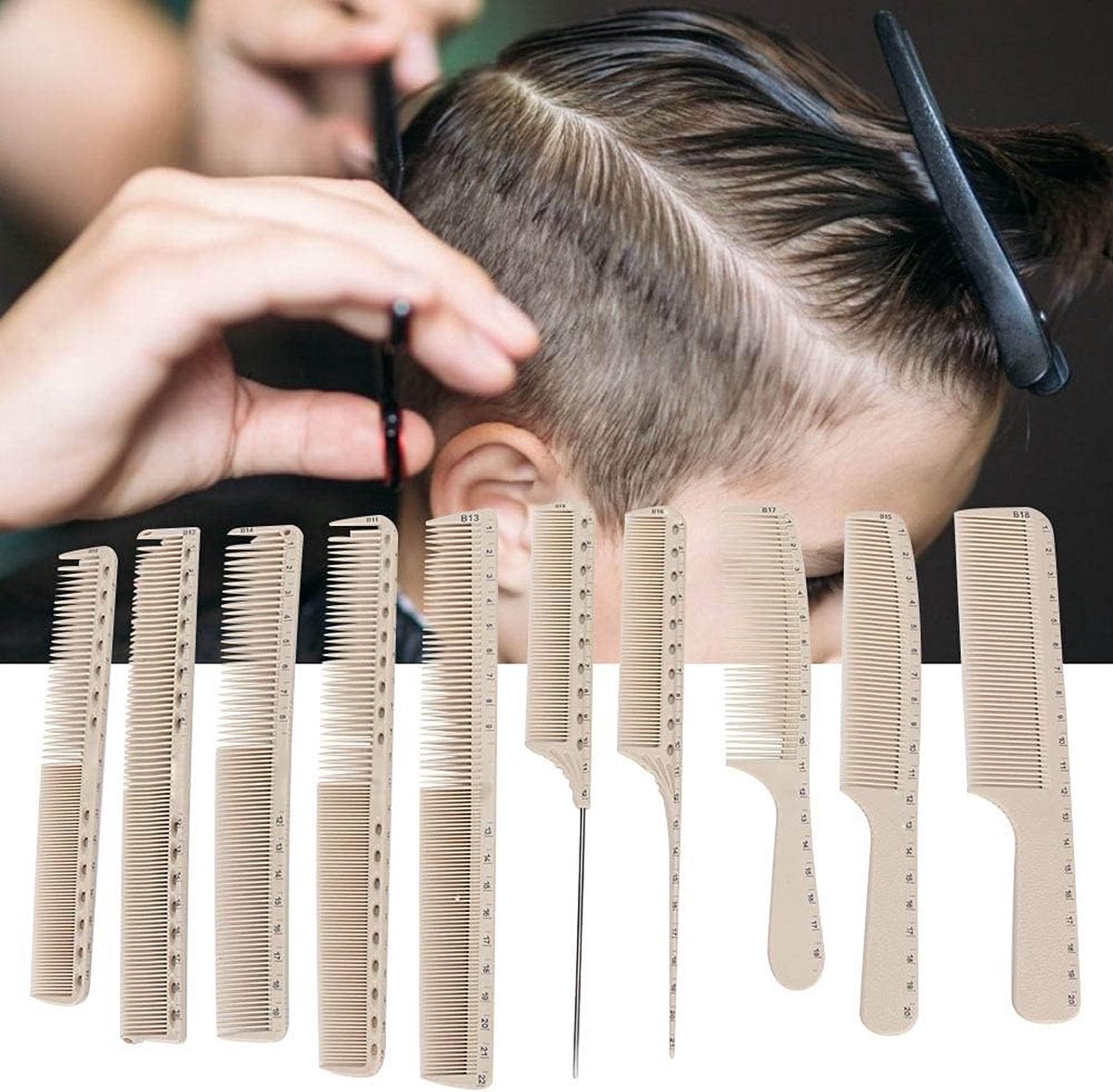 Comb set -Professional Styling Comb Set, 10Pcs