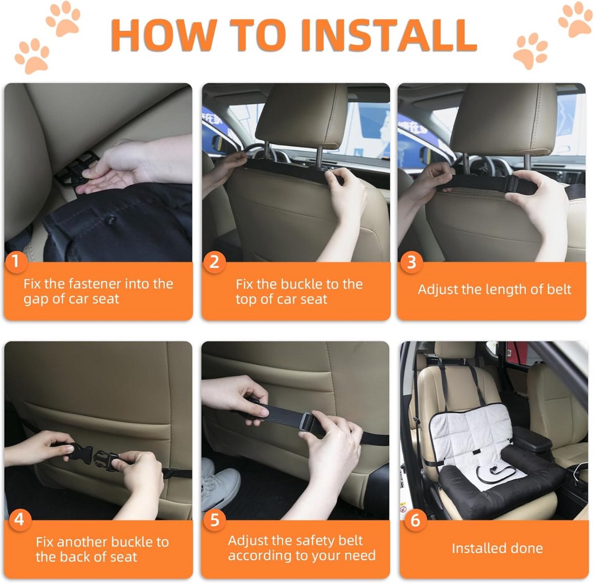 Hondenmand Auto - Autostoel Hond - Automand Hond - Hondenstoel Auto - Hondenmand Auto Achterbak - Hondenkussen Auto - Honden Mand Auto