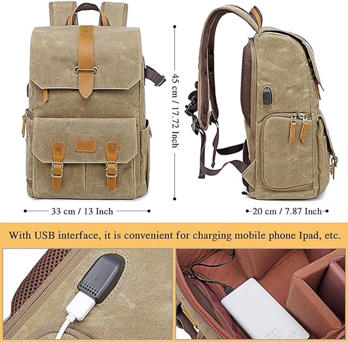 Camera backpack / Rugzak Tas Waterdichte Fotografie Camera