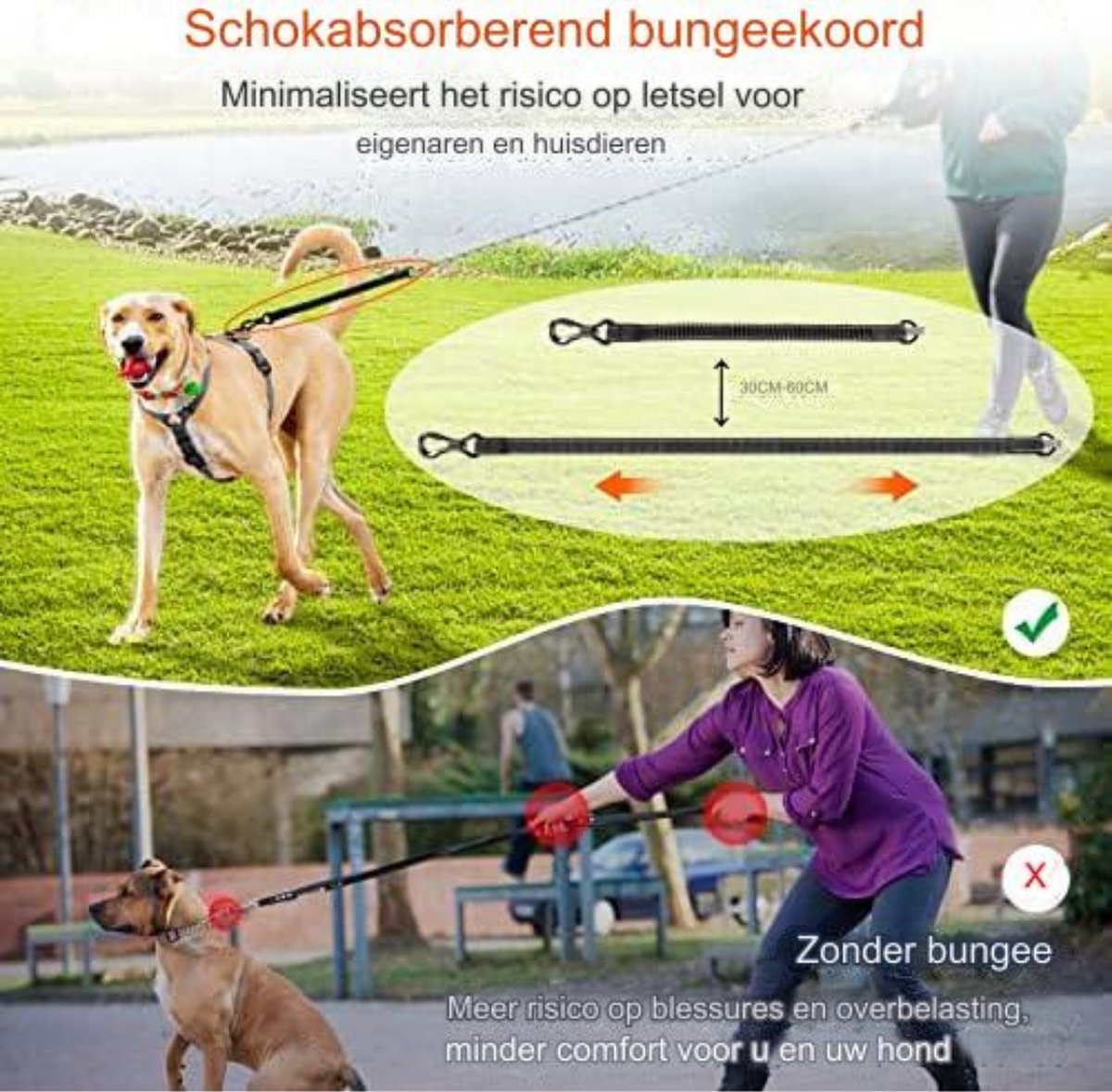 Hondenriem 10 Meter - Hondenlijn 10 Meter met gevoerde handgreep, draaibare afsluitbare haak, sterke hondenriem voor middelgrote en grote honden - 10M × 8MM/zilver-grijs
