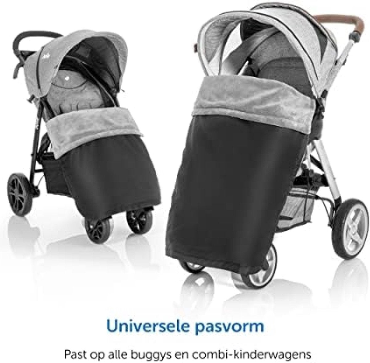 Luxe Kinderwagendeken - Alternatief voor Voetenzak - Universeel voor Wandelwagen, Kinderwagen en Buggy - Waterafstotende 4-seizoenen Fleece Deken - met Draagtas