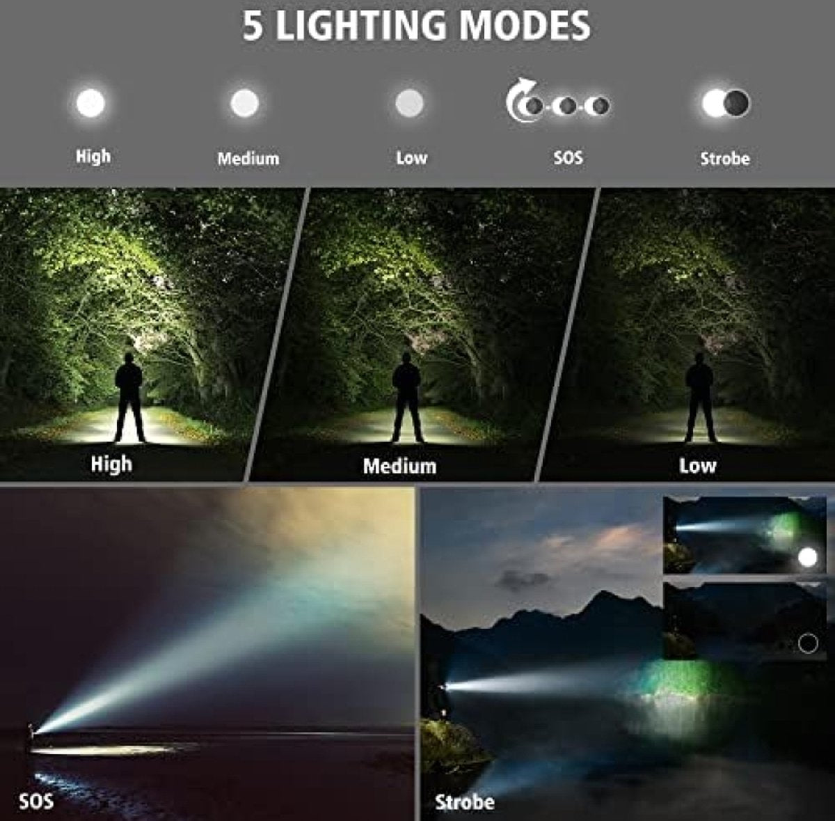 Dynamo-zaklamp, campinglamp, zwengelradio, met 3000 mAh oplaadbare batterij, noodradio, led-campinglamp, FM-dynamo, zonnetalarm, voor outdoor, wandelen
