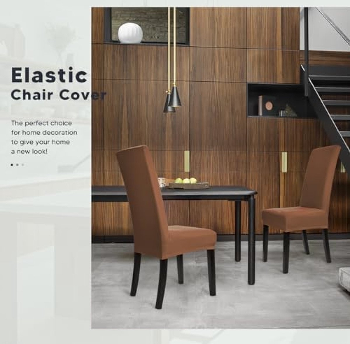 Dining Chair Covers 4 Pack - Removable Washable Dining Chair Slipcovers