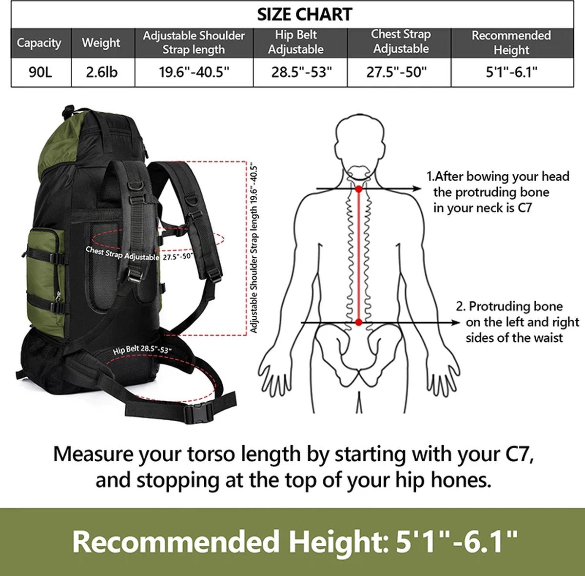 E-Shop4u® - 90L - Rugzak - Backpacks - Militair - Tactische - Rugzak - Groen - Outdoor - Survival - Wandelen - Trekking - Klimmen - 90 Liter - Backpack Organizer