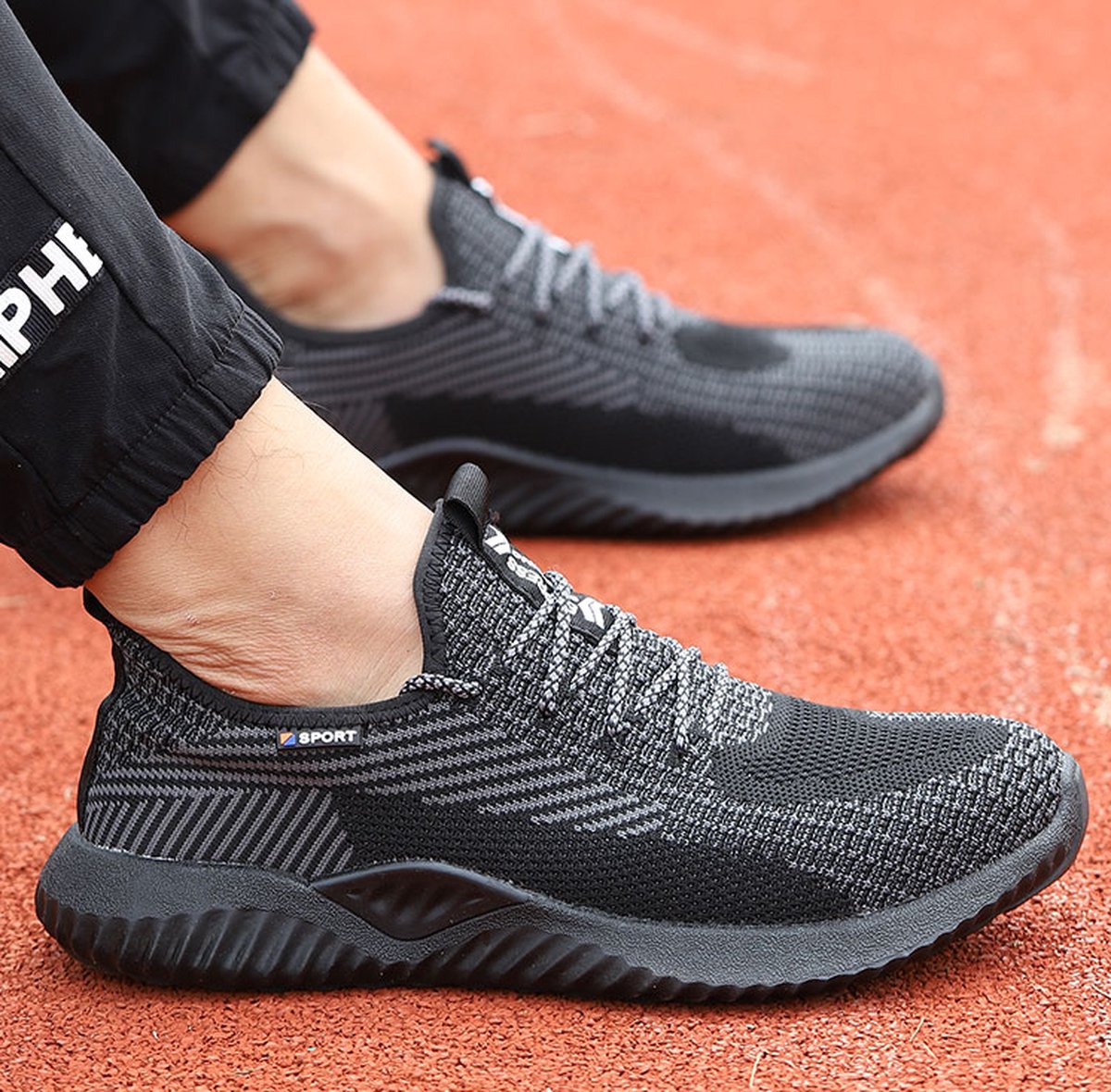 Safety shoes - 38 - S1P - Safety footwear - Women / Men - Work shoes for odd jobs - Shoes for work - Sneakers - Protective shoes - Anti-impact - Puncture-resistant sole - Anti-slip - Steel toe cap - Protective sole
