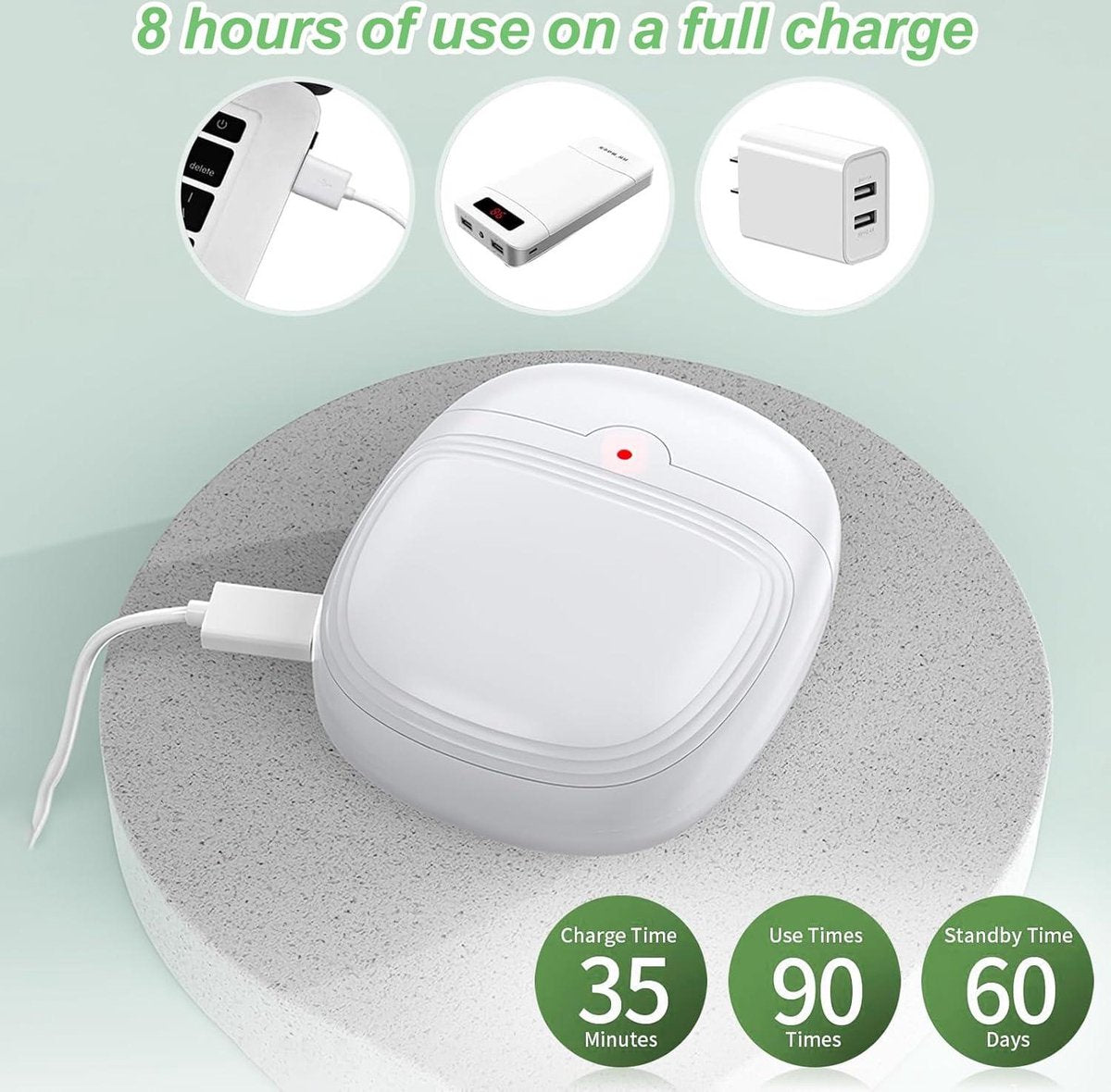 Automatic Nail Clipper with Light USB Rechargeable - Electric Nail File for Kids, Elderly, Adults