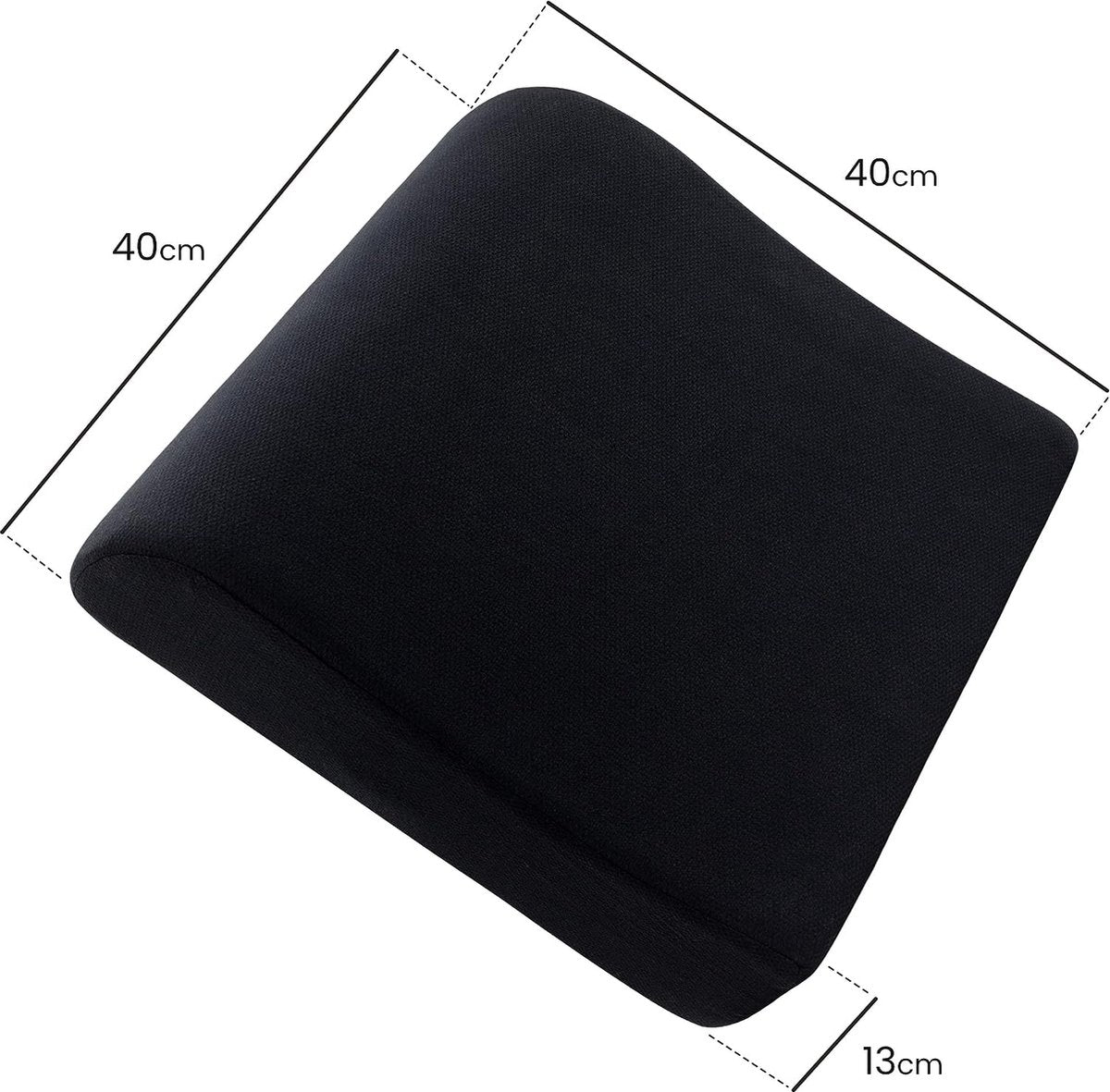 Comfortabele Stoelverhoger Volwassenen - OEKO-TEX hoes - Vormvast, 13 cm dik zitkussen - Perfect voor autostoel, bureaustoelkussen, opstahulp - Premium stoelkussen verhoging