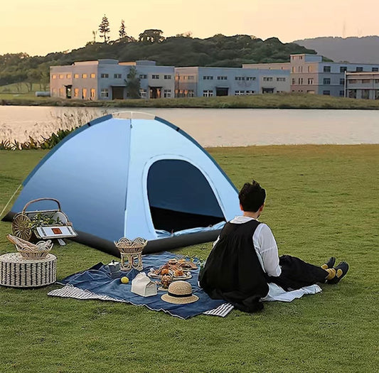Pop-up tent for 1 person, beach tent, quick to set up, waterproof, lightweight, camping, breathable, for camping, climbing, fishing, survival, festivals