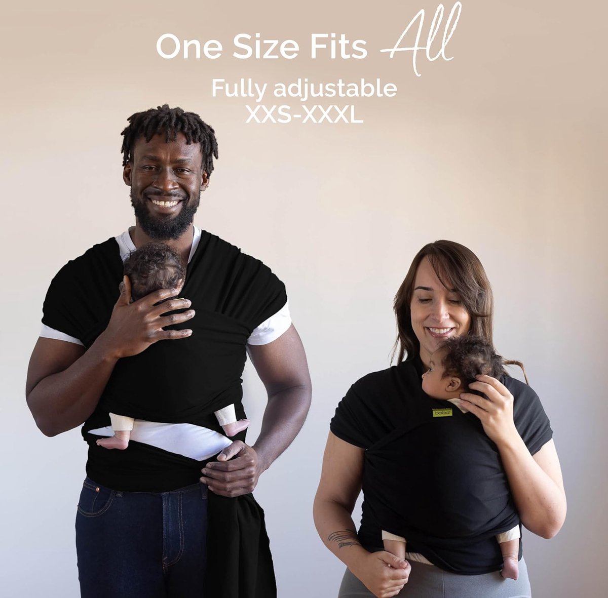 Boba Baby Draagdoek - Comfortabel en Praktisch voor Pasgeborenen en Peuters tot 16 kg