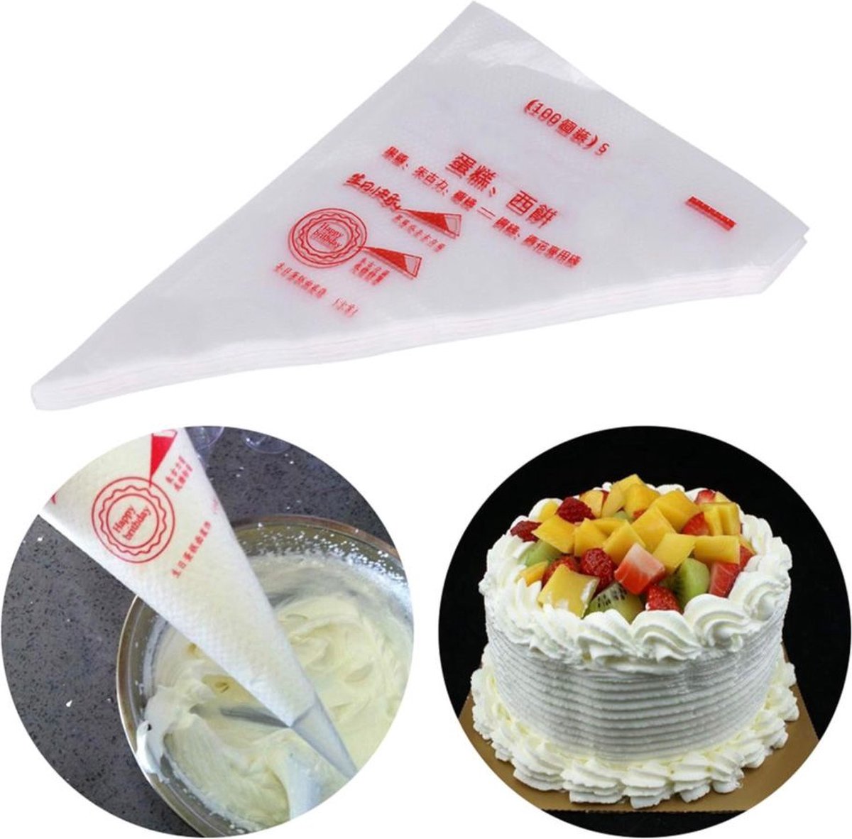 Mini broodcakevormpjes 30 stuks mini-broodblikken met deksels en lepels, 200 ml mini-cakevormpjes rechthoekige aluminiumfolie bakpannen + Cake Spuitzakken, Wegwerp Plastic Cake Spuitzakken 100 Stuks (S)