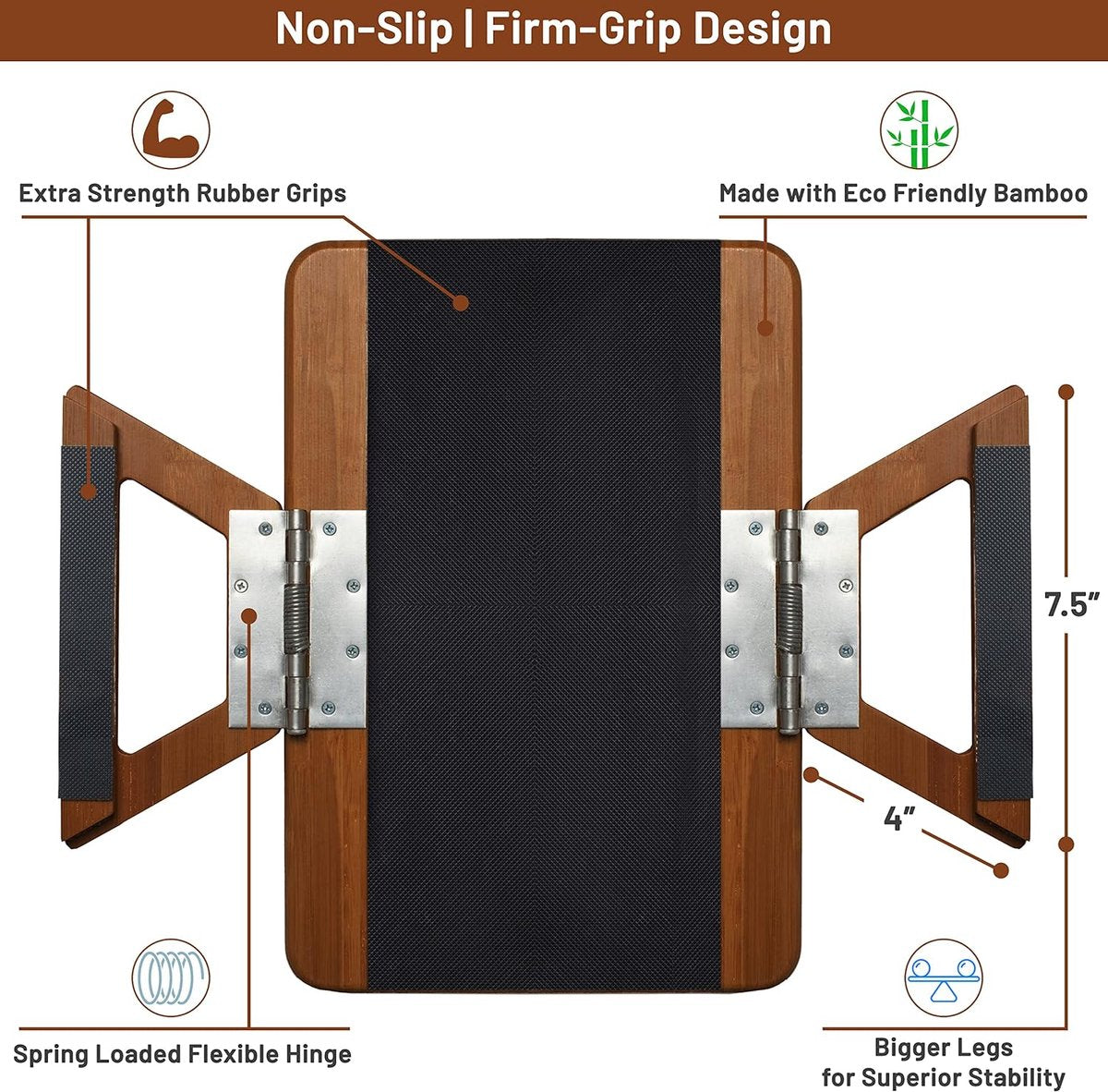 ClipOn Dienblad Rechthoekige Sofa Tafel voor Brede Banken, Bank Armleuning Tafel, Draagbare Tafel, TV Tafel en Bijzettafels voor Kleine Ruimtes, Stevige Sofa Arm Tafel voor Eten en Drinken