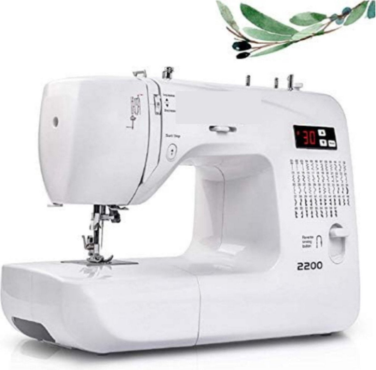 Embroidery machine - Sewing machine - White