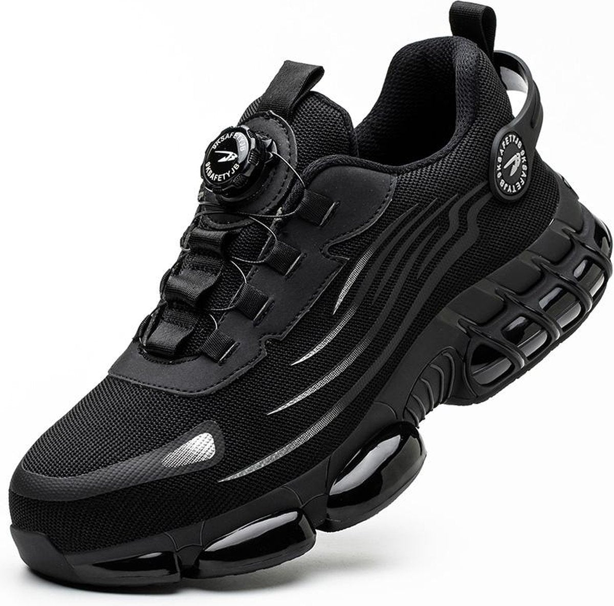Safety shoes - Work shoes for women and men - Steel toe cap - Sneaker - Non-slip - Unisex - Breathable and light design - Size 47