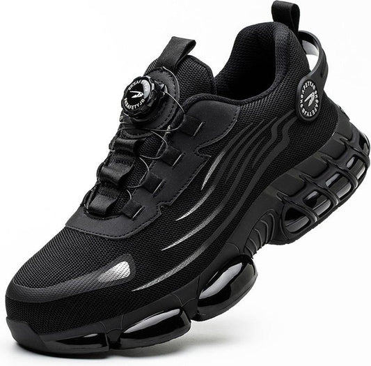 Safety shoes - Work shoes for women and men - Steel toe cap - Sneaker - Non-slip - Unisex - Breathable and light design - Size 47