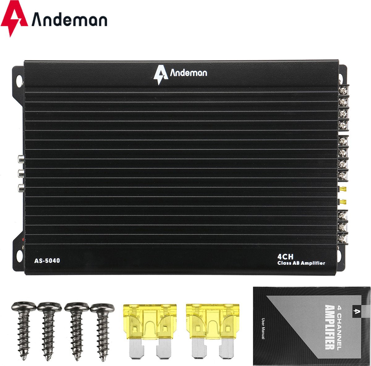 Andeman AS-5040 Car Amplifier 4-channel stereo amplifier