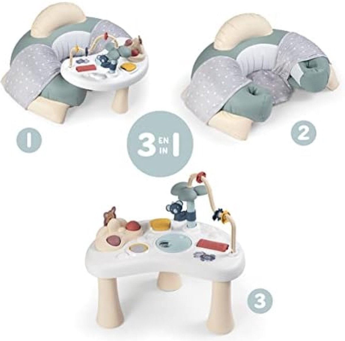 Little Smoby - Babyzitje met activiteitenblad - Vanaf 6 maanden